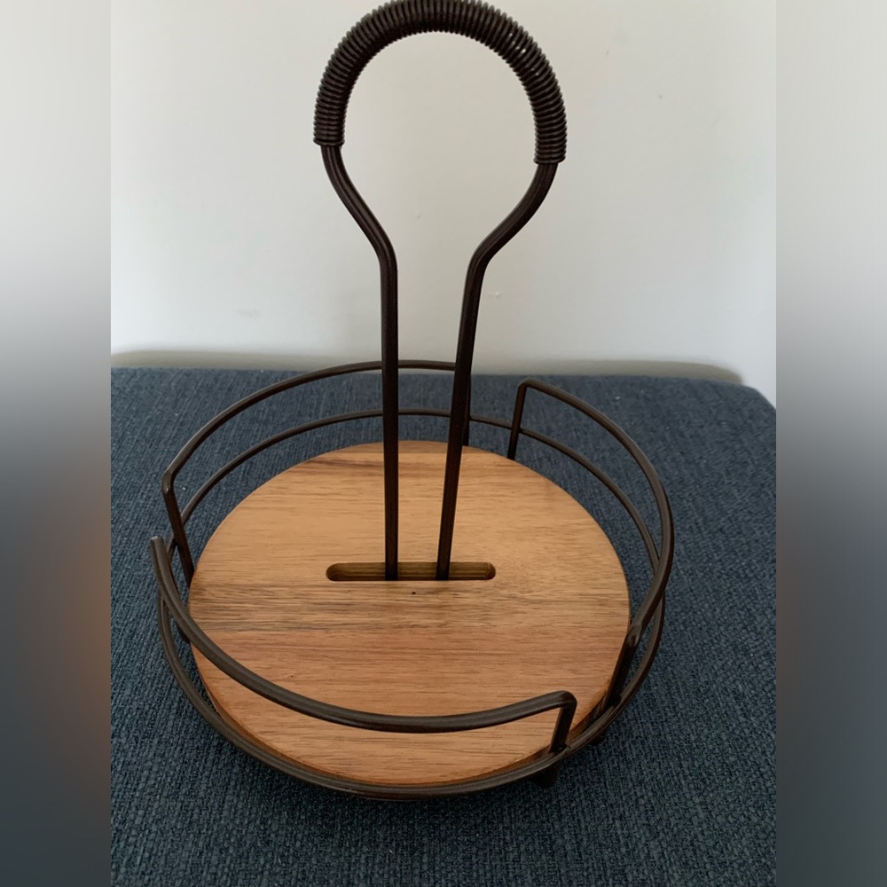 Metal/Wood Lazy Susan